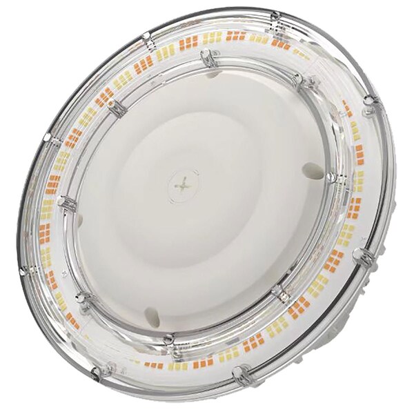 L1 LED Round Canopy, Adjustable Watt and Color, 40/50/60/75W, 135Lm/W, AC120-277V, IP65, White LOC-RDCP-MW40506075MCCT30/40/50DLVWhite - main